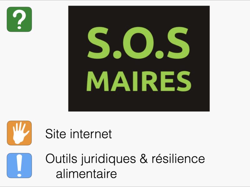 Résilience alimentaire locale : SOS Maires
